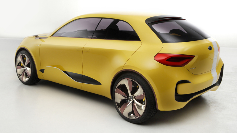 Illustration for article titled The Kia CUB Concept Is A Funky Hatch With Suicide Doors